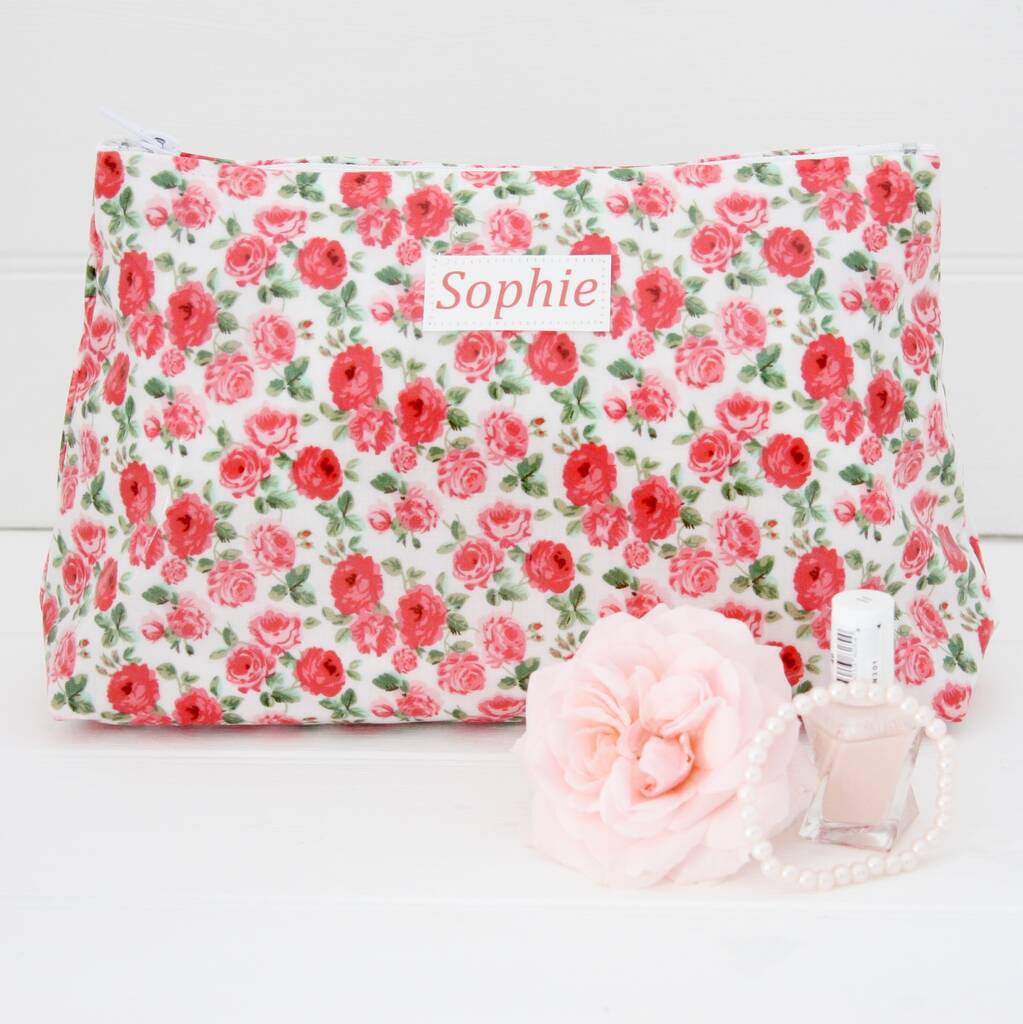 Personalised Wipe Clean Wash Bag By Lucy Lilybet