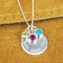 Personalised Family Names Birthstone Necklace, thumbnail 5 of 10