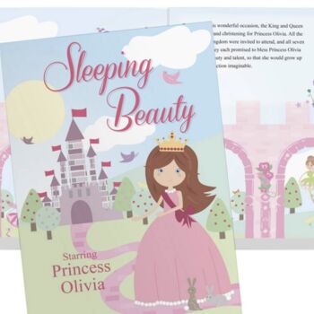Personalised Sleeping Beauty Softcover Book, 2 of 2