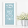 Personalised Wedding Day Date Print, thumbnail 1 of 5