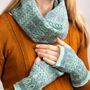 Cosy Wool Fingerless Mittens, thumbnail 2 of 8