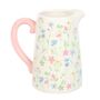 Floral Print Ceramic Flower Jug, thumbnail 2 of 2