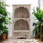 White Washed Wooden Display Shelving Unit For Bathroom, thumbnail 1 of 11