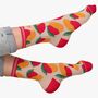 Women's Bamboo Socks Mango Fruit, thumbnail 1 of 6