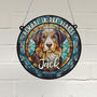 Bernese Mountain Dog Memorial Suncatcher, thumbnail 1 of 5