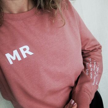 Personalised Sweatshirt With Your Favourite Quote, 3 of 8
