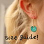 Seafoam Turquoise Leaf Earrings, thumbnail 4 of 9