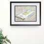 Gillingham Fc Priestfield 'Aerial View' Art Print, thumbnail 1 of 3