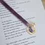 My Moon And Stars Charm Bookmark With Customised Ribbon Colour, thumbnail 6 of 8