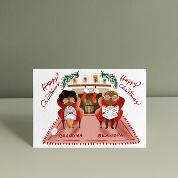 Christmas Greetings Card For Grandparents, 6 of 10