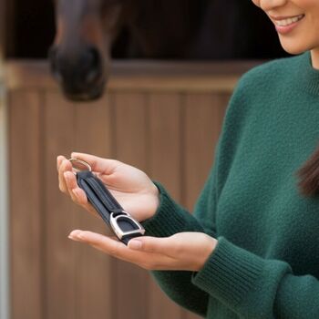 Personalised Equestrian Stirrup Keyring, 4 of 12