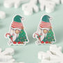 Festive Gonk Resin Christmas Earrings, thumbnail 1 of 6