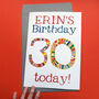 Big Birthday Card With Personalised Name And Age, thumbnail 9 of 11