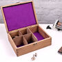 Personalised Name Wooden 'Jewels' Jewellery Box, thumbnail 5 of 6