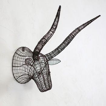 Wire Animal Trophy Head, 5 of 6