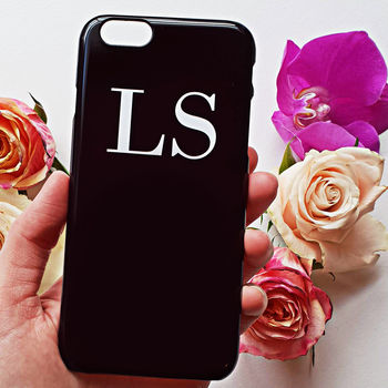Black And White Personalised Phone Case, 6 of 9