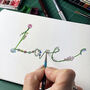 Love Spring Flowers Card, thumbnail 3 of 3