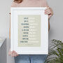 Personalised Our Family Beliefs Print, thumbnail 4 of 7