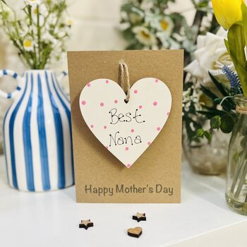 Heart For Nana Birthday Card / Mother's Day Card Keepsake, 3 of 9