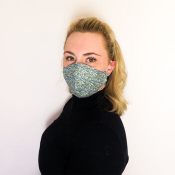 Women's Face Covering Ditsy Pepper, 2 of 6