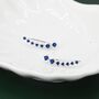 Sterling Silver Sapphire Blue Cz Ear Crawler Earrings, thumbnail 3 of 10