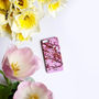 Pink Blossom Print Personalised Phone Case, thumbnail 5 of 6