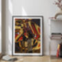 Retro Futurism Abstract Psychedelic Disco Art Print, thumbnail 2 of 6