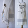Personalised Cotton Apron And Tea Towels, Eid Gift, thumbnail 7 of 9