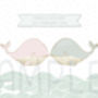 Whales Baby Twins Print On Canvas, thumbnail 2 of 3