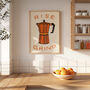 Rise And Grind, Coffee Print, Kitchen Wall Art, thumbnail 6 of 10