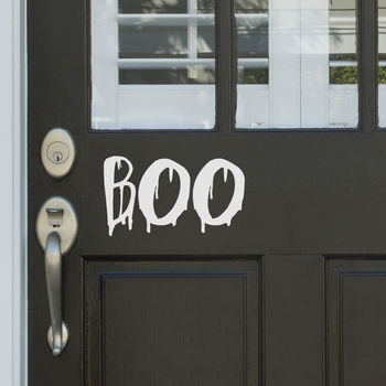 'boo' Door Or Wall Vinyl Decal By Nutmeg Wall Stickers ...