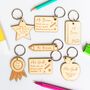 Personalised 'A* Thank You Teacher' Keyring, thumbnail 4 of 4