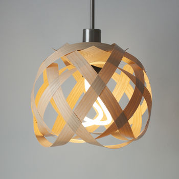 Fastnet Knot Wooden Lampshade, 7 of 8