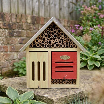 Large Wooden Insect Hotel, Bee Hotel And Bug House, 11 of 12
