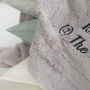 Personalised Luxury Large Super Soft Grey Blanket, thumbnail 3 of 10