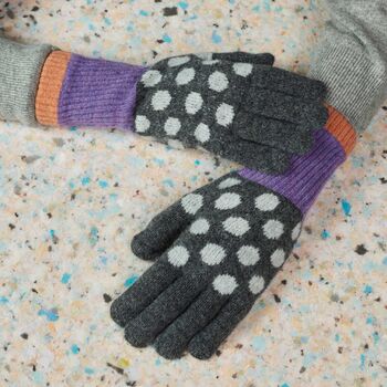 Ladies Lambswool Gloves And Fingerless Mitts, 7 of 12