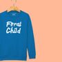 'Feral Child' Kids Sweatshirt, thumbnail 6 of 11