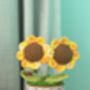 Whimsical Garden Collection In Crochet Pot Plants, thumbnail 2 of 10