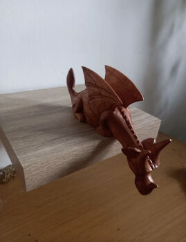 Wooden Dragon Shelf Sitter, 6 of 7