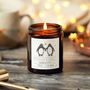 Personalised Christmas Gift For Couple Christmas Candle, thumbnail 1 of 11