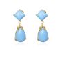 'Azure Dream' Turquoise Stone Earring, thumbnail 2 of 4