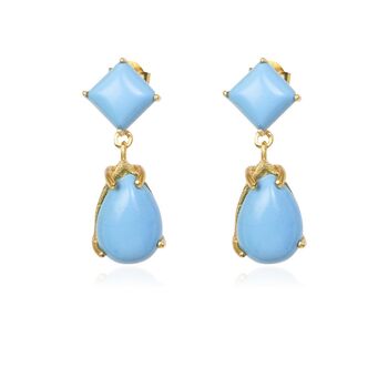 'Azure Dream' Turquoise Stone Earring, 2 of 4