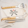 Personalised Engraved BBQ Cooking Tool Set With Carry Bag, thumbnail 5 of 6