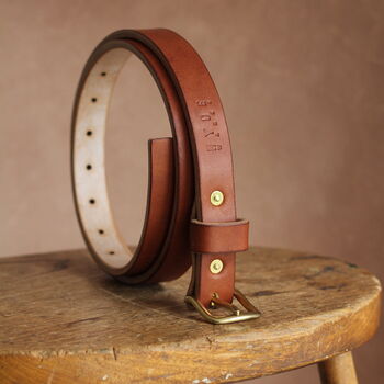 Leather Belt One Inch Wide, 2 of 4