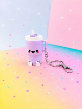 Tumbler Clicker Fidget Keychain With Articulated Legs, 3 of 8