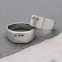 Personalised Initials Men's Silver Signet Ring, thumbnail 6 of 12