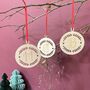 Initial Letter Wreath Tree Decoration, thumbnail 1 of 9
