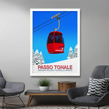 Passo Tonale Ski Resort Poster, 2 of 6