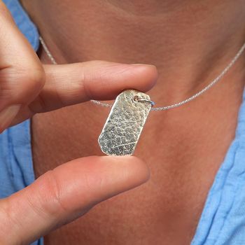 Textured Nugget Necklace, 2 of 8