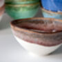 Porcelain Angled Large Bowl, Irregular Shape, thumbnail 5 of 5